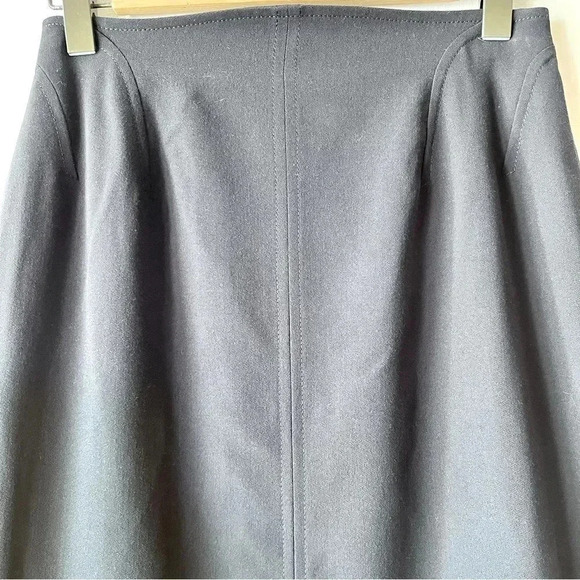 ESCADA Navy Blue Wool Pencil Skirt Size 38 US 8 - Picture 2 of 9